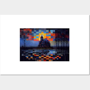 Mondrian Castle Posters and Art